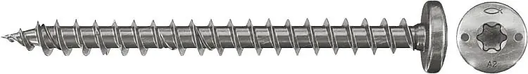 Spanplattenschrauben Power-Fast 3,5x12 HK A2 VG TX, VPE 200 Finale Aktion