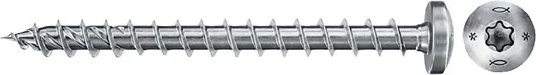 Solange Der Vorrat Reicht Spanplattenschrauben Power-Fast 4,5x35 SK A2 TG TX, VPE 200