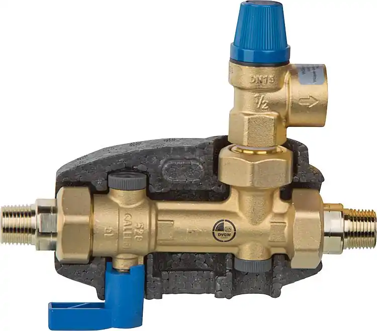 Schnäppchen Speichersicherheitsgruppe EVENES DN15 (1/2"), Sicherheitsventil 10 bar
