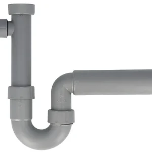 Spülen- und Ausgußbeckensiphon "Greta" aus Recyclingmaterial DN40 (1 1/2"), Abgangsrohr DN50 Top-Angebot