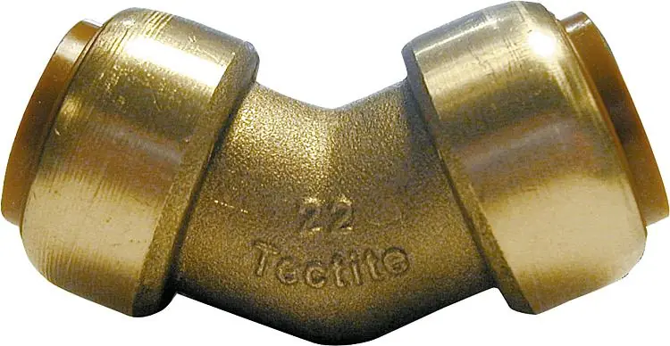 Steckfitting Bogen 45° i/i D 15 mm Garantierte Lieferung