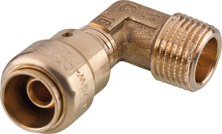 Preisknaller Steckfitting Übergangswinkel mit AG 90° 16x2mm - 1/2"