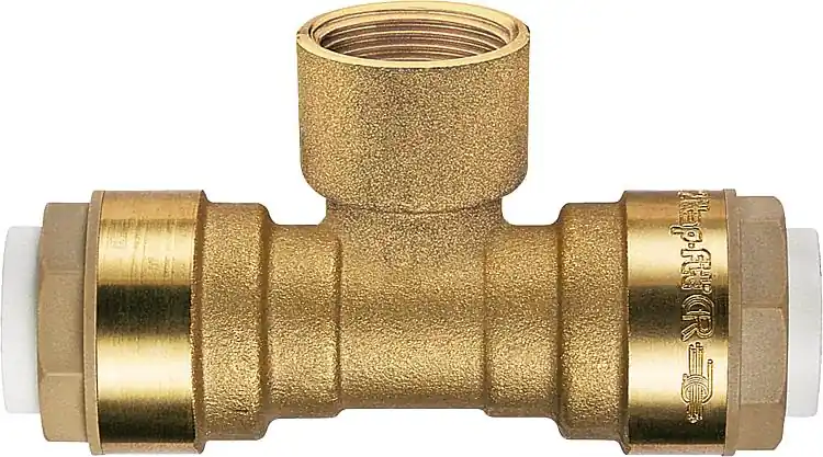 Must-Have Steckfitting T-Stück mit Abgang IG, 15 x1/2" x15mm
