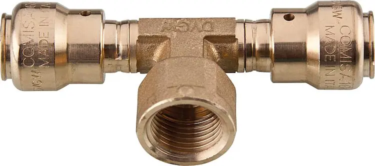 Finale Aktion Steckfitting T-Stück mit IG 20x2 - 1/2" - 20x2mm