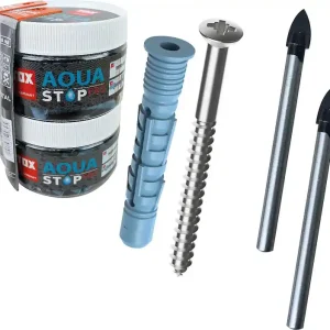 TOX Allzweckdübel Aqua Stop Pro 62 teilig 6x38/8x50 mm + Schraube in Runddose VPE 62 Sofort Bestellen