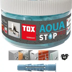 Schnäppchen TOX Allzweckdübel Aqua Stop Pro 6x38 mm + Schraube in Runddose VPE 40