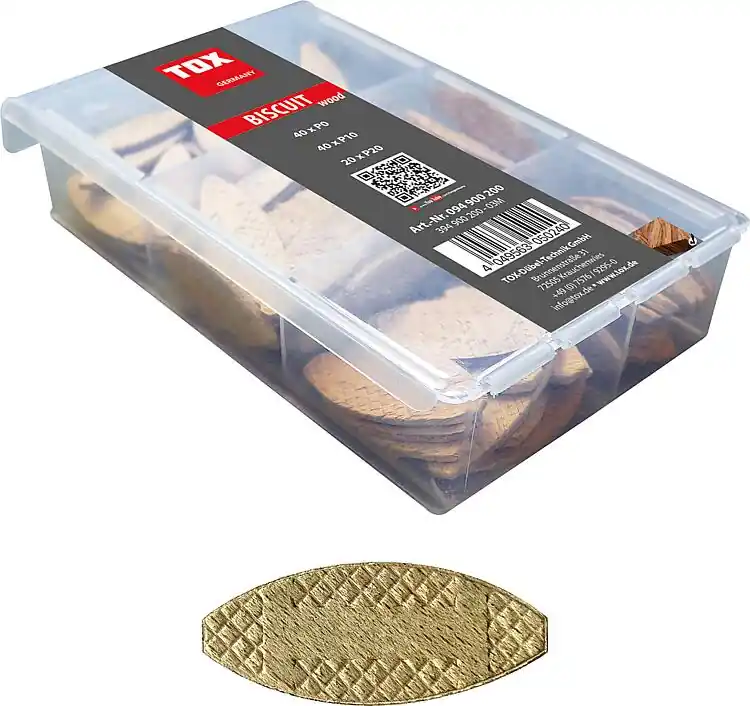 TOX Holz Flachdübel Miniset Biscuit Wood 100-teilig Billig