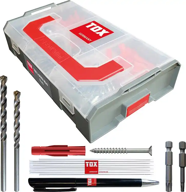 Sale TOX L-BOXX Mini Allzweckdübel Multi Sortiment 206 teilig