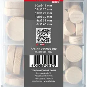 TOX Miniset Querholzplättchen Coockie wood 82-teilig Bestseller