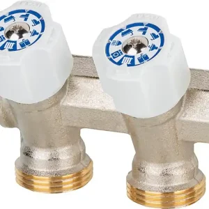 Trinkwasserverteiler 2-fach DN 20 (3/4") x Eurokonus, Easy Lock, DVGW geprüft Direktkauf