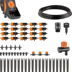 Echt Tropfbewässerung-Set "Timer Kit 20 Logica" 63-teilig, für Topf-und Kübelpflanzen