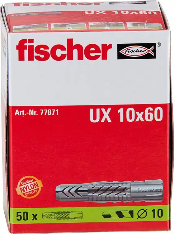 Neuheit Universaldübel UX 10 x 60 VPE 50
