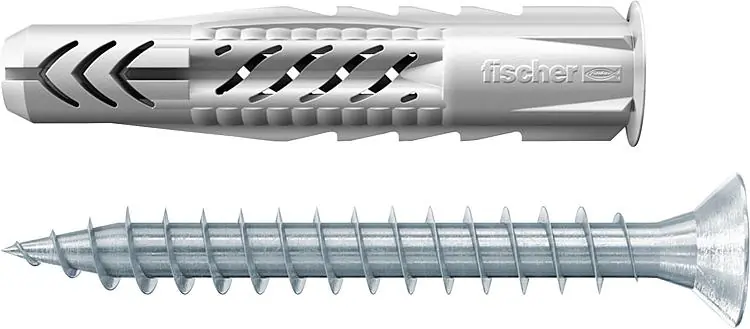 Universaldübel UX 6x50 R S Set mit Schaube VPE 25 Heißes Angebot