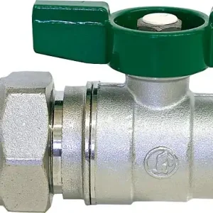 Trinkwasser-Kugelhahn R259D IG/AG 1 1/4" x 1 1/4" Messing verchromt/ Flügelgriff Bestseller