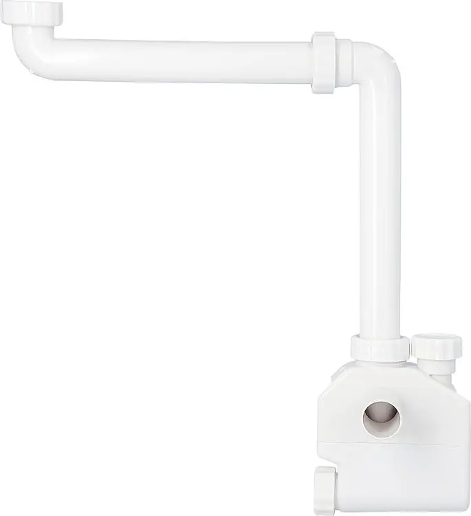 Waschtisch Flach-Raumsparsiphon DN32(1 1/4")xØ32mm mit Reinigungsöffnung,für Möbelunterbau Saisonangebot