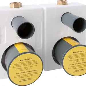 Wasser Geräte Montageblock TEC 3000/ 3/4‘‘‘‘ Rotguss für Koax - Zähler Markenware
