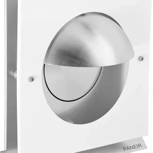 Abluftgitter Kappa 125 Weiß RAL 9010 m.it Klappe + isolierter Rückstauklappe Ede Knallerangebot