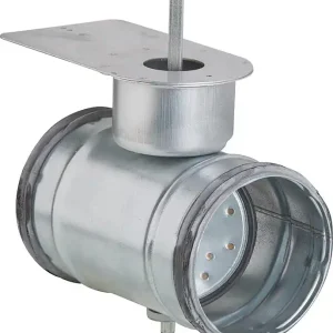 Absprerrklappe NW 100 dicht schliessend, mit Motor- aufnahme, Typ Belimo LM Schnäppchen
