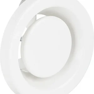 Abluftelement AEE 100 Weiß RAL 9010, Anschluss- 100 mm, Außen- 135 mm Markenprodukt
