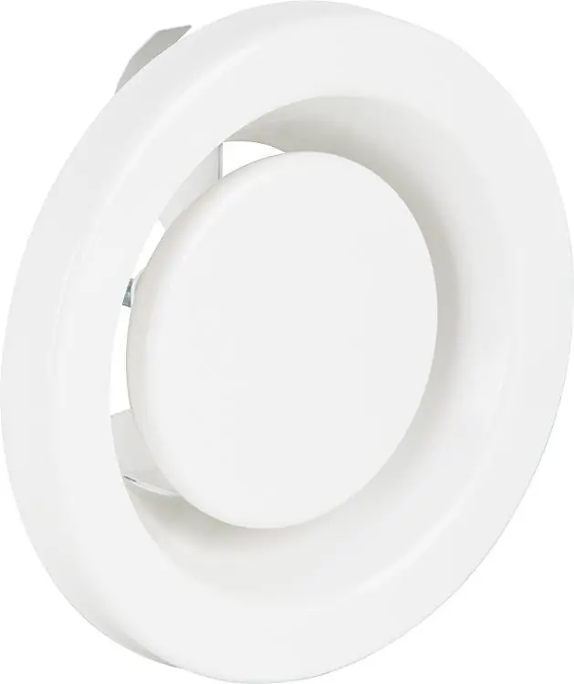 Abluftelement AEE 100 Weiß RAL 9010, Anschluss- 100 mm, Außen- 135 mm Markenprodukt