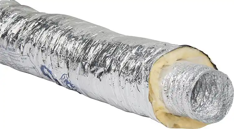 Aluminiumflexrohr isoliert NW100,Länge 10m, 25mm Dämmstärke Meistverkauft