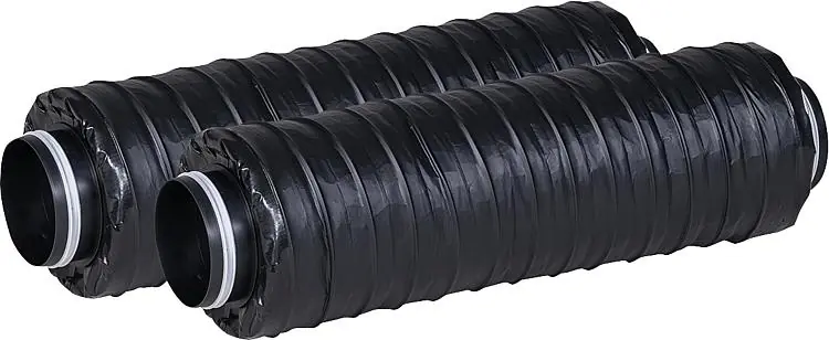 Anschlussrohr flexibel 500 mm 95 mm, VPE 2 Stück Saisonangebot