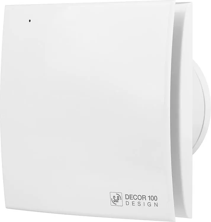 Neue Ware Kleinraumventilator DECOR-100 CHZ DESIGN, Nachlauf, Feuchtesensor
