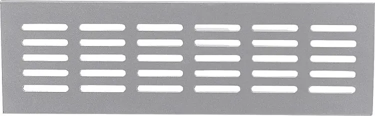 Saisonangebot Lüftungsblech Alu 400x100mm Alu-eloxiert EV1