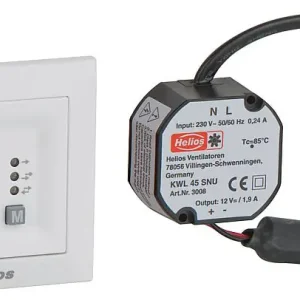 Highlight KWL 45 STS-UP Helios Steuerung zum Einbau in UP-Dose