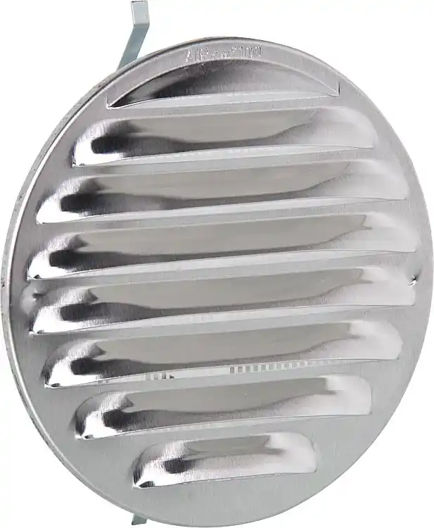 Highlight Lüftungsgitter rund LGR 100al Maße Außen 130 mm / Nennweite 100-125 / Alu eloxie