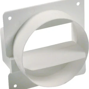 Direktkauf Rückstauklappe Flachrohr 150 mm, weiß