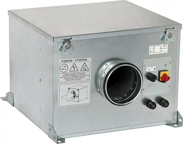 Schallgedämmte Lüftungsbox mit Motorschutz, 230V CAB-125 Ecowatt Online Kaufen