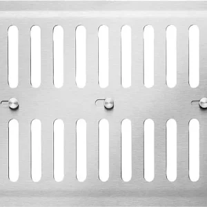 Günstig Schiebegitter V2A verstellbar 260 x 165mm