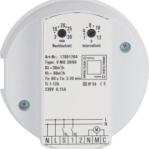 Knallerangebot Steuerbaustein EVENES V-NIE30/60 2-stufig,Nachlauf+Einschaltverz., Intervallbetr