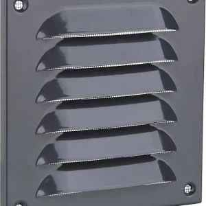 Direkt Vom Hersteller Wetterschutzgitter 140x140mm Aluminium,RAL 7024, graphitgrau