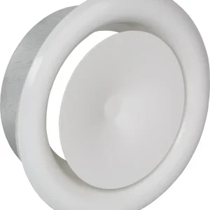 Saisonangebot Zuluft-Tellerventil DN125, weiß Typ TV-Z-125-W