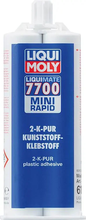 2-K-PUR Kunststoff-Klebstoff LIQUI MOLY Liquimate 7700 mini rapid 50ml Doppelkartusche Abverkauf