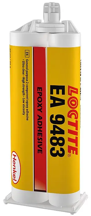 Neue Kollektion 2K-Epoxidharzklebstoff hochfest / glasklar LOCTITE EA 9483 AB 50ml Doppelkartusche mit 1 Statikmischer