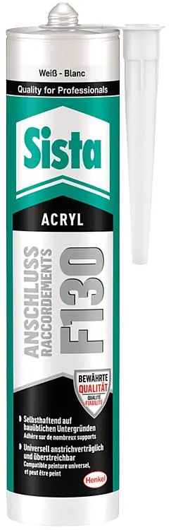 Acryl SISTA F130 Anschluss braun 300ml Kartusche Abverkauf