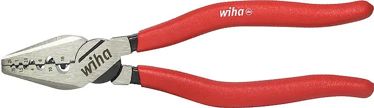 Aderendhülsenzange Classic Wiha®, Halbrundform, L=180mm Preiswert