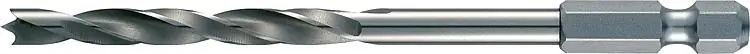 ALPEN HSS-Maschinenholzspiral- bohrer mit 1/4‘‘-Sechskantschaft Ø 3 mm Knallerangebot