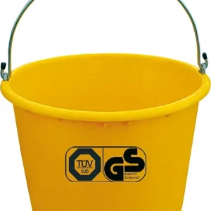 Must-Have Baueimer 20 Liter gelb kranbar,TÜV VPE = 5 Stück