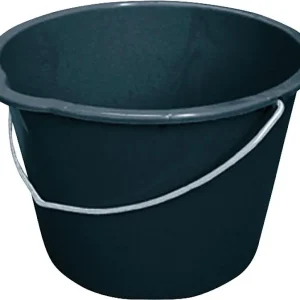 Baueimer 20 Liter schwarz, mit Tülle, VPE = 10 Stück Neu Im Sortiment