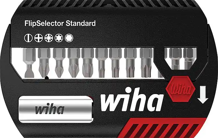 Rabatt Bit-Set Wiha®, 25 mm, 14-teilig, 1/4"