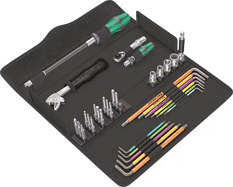 Bit-Set WERA 35-teilig mit Bithalter und Stiftschlüssel-Set in Textilbox für Fensterbauer Solange Der Vorrat Reicht