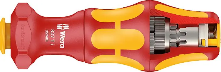 Top-Seller Bithandhalter WERA VDE Kraftform Turbo für 1/4" VDE Wechselklingen