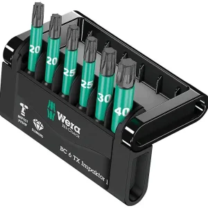 Bestpreis Bitset WERA Bit-Check Impaktor, diamantbeschichtet, 6-teilig Innen-TORX®