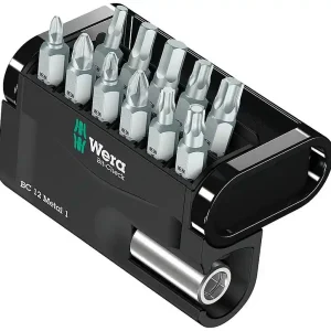 Bestseller Bitset WERA Bit-Check Metal 1 12-teilig mit Universalhalter