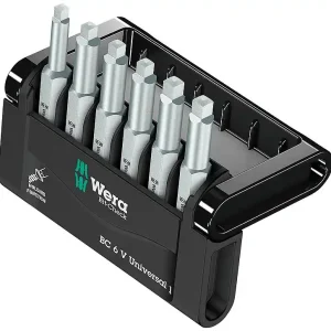 Angebot Bitset WERA Bit-Check Universal 1 6-teilig vierkant mit Haltefunktion