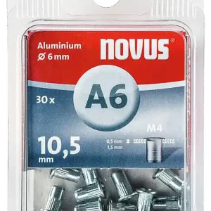 Preis Gesenkt Blindnietmutter Typ A6M4 Alu 6 x 10,5 mm VPE = 30 Stück